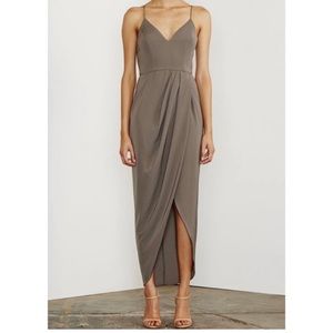 Shona Joy Draped Cocktail Dress- Gorgeous!